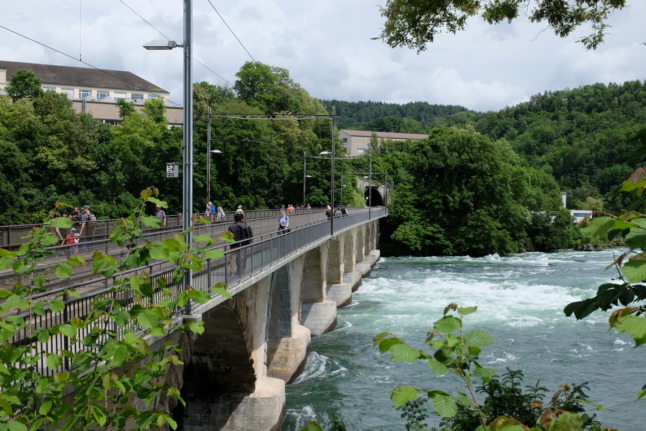 Brücke über den Rheinfall